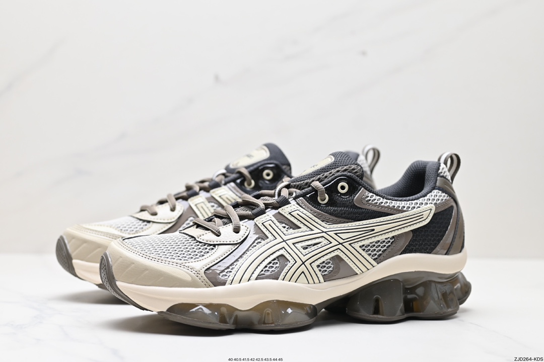 240 日本专业跑鞋品牌·亚瑟士/ASICS Gel-Quantum Kinetic”Carbon Pure Gold“量子动能跑步鞋 1203A270-201