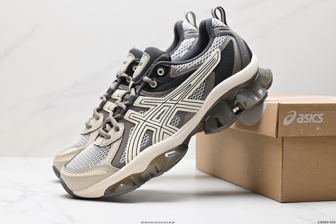 240 日本专业跑鞋品牌·亚瑟士/ASICS Gel-Quantum Kinetic”Carbon Pure Gold“量子动能跑步鞋 1203A270-201