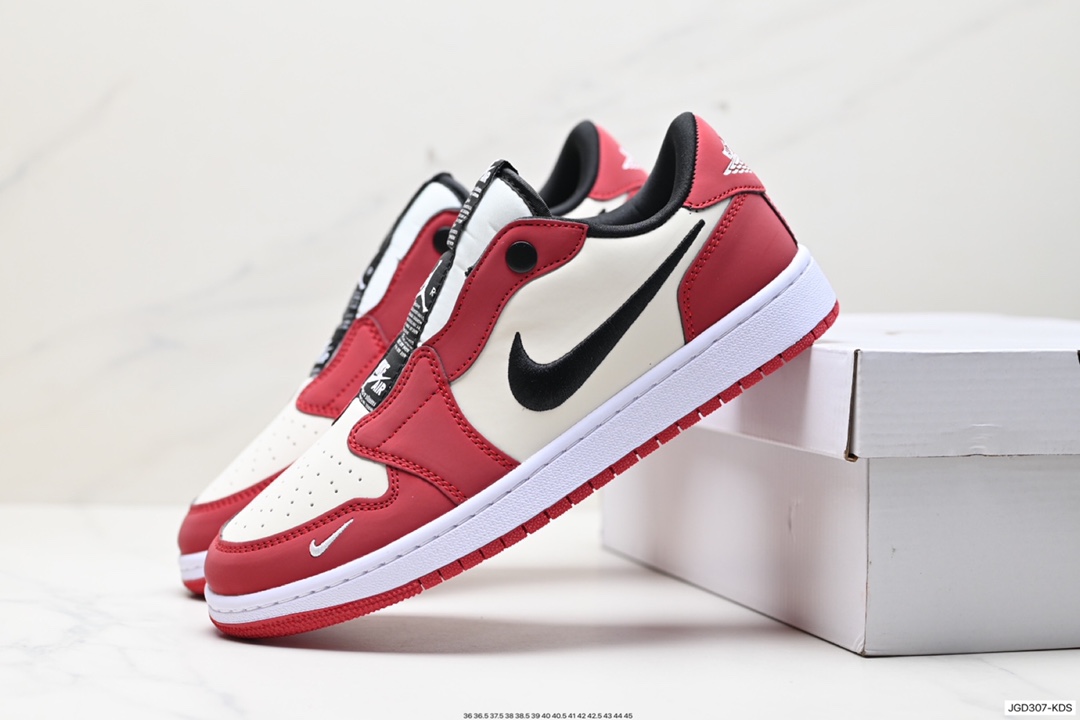 180 Air Jordan 1 Low Slip Shadow 全新配色 刺绣勾 BQ8462-601