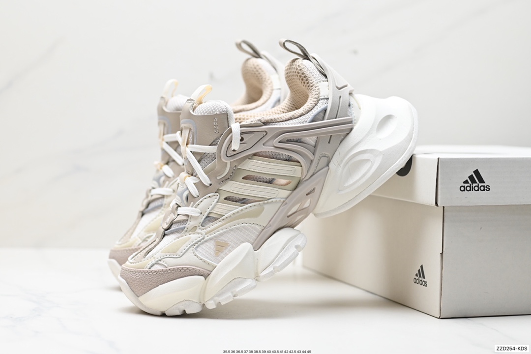 250 阿迪达斯Adidas XLG RUNNER DELUXE 系列低帮老爹风慢跑鞋 IH7799