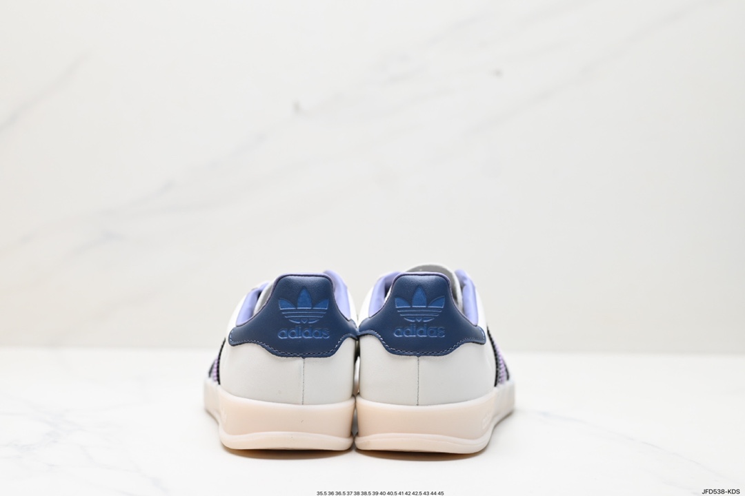 170 adidas Originals Gazelle INdoor 三叶草休闲防滑耐磨低帮板鞋 IG1643