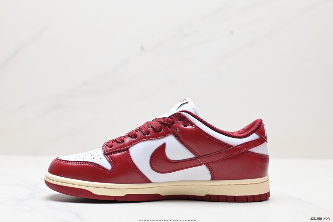 140 Nike Dunk Low 红酒庄园 波尔多红 FJ4555-100