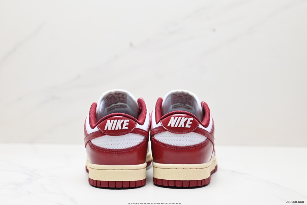 140 Nike Dunk Low 红酒庄园 波尔多红 FJ4555-100