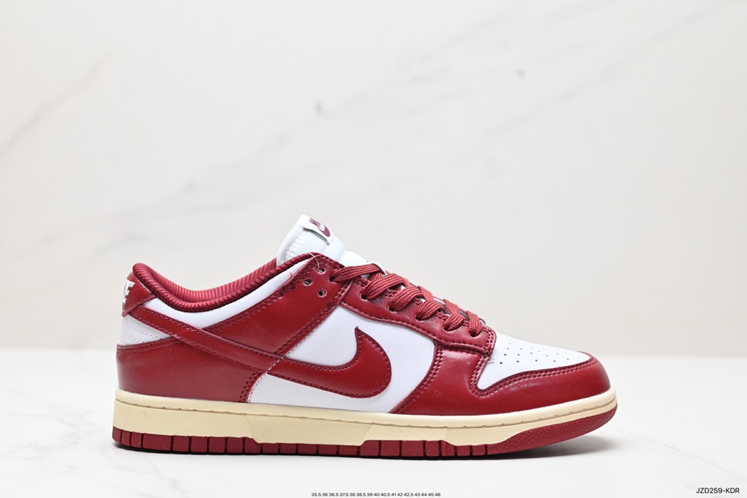 140 Nike Dunk Low 红酒庄园 波尔多红 FJ4555-100