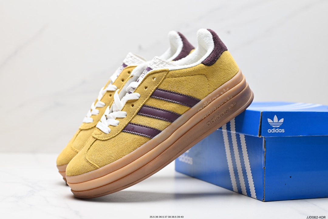 130 阿迪达斯Adidas Gazelle Bold w 低帮复古百搭休闲运动板鞋 IF5937