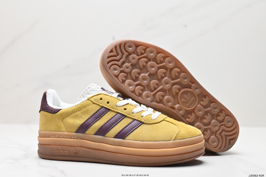 130 阿迪达斯Adidas Gazelle Bold w 低帮复古百搭休闲运动板鞋 IF5937