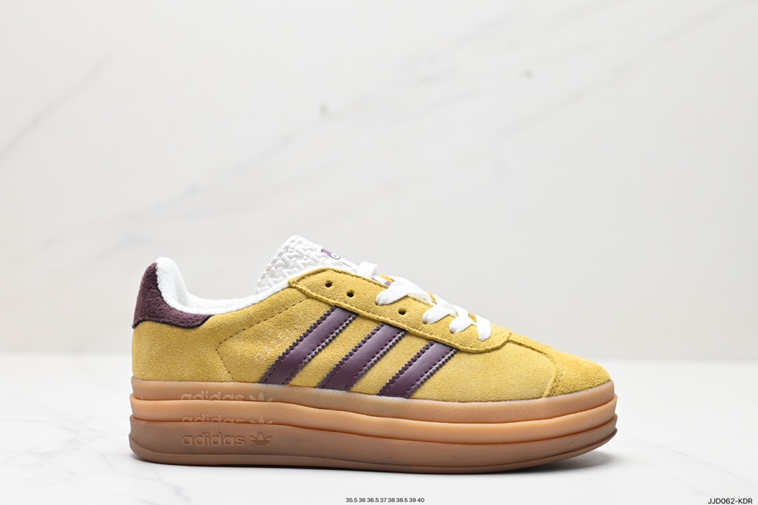 130 阿迪达斯Adidas Gazelle Bold w 低帮复古百搭休闲运动板鞋 IF5937