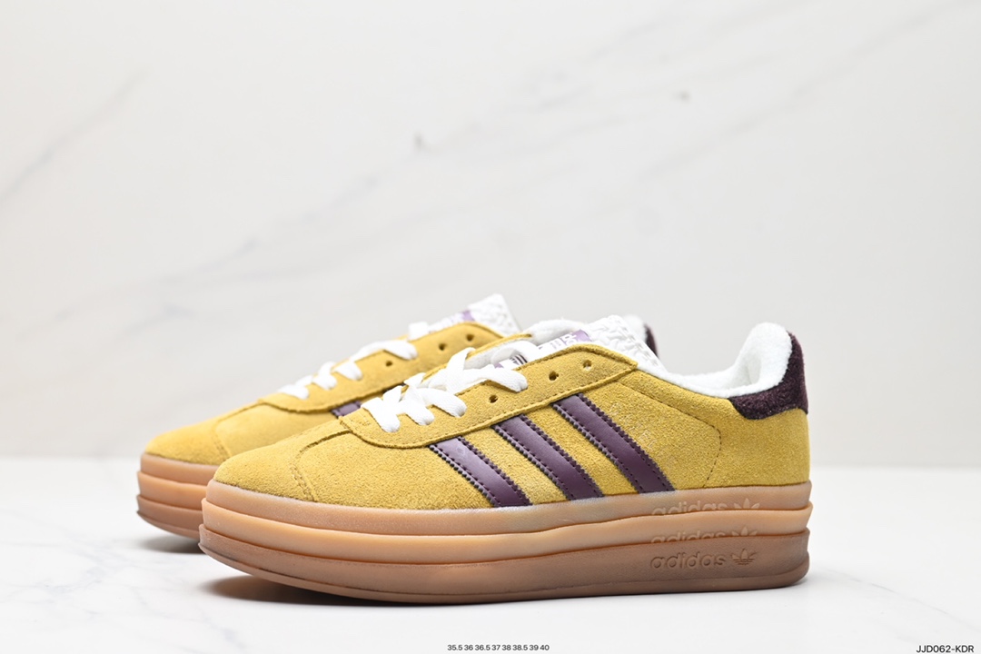 130 阿迪达斯Adidas Gazelle Bold w 低帮复古百搭休闲运动板鞋 IF5937