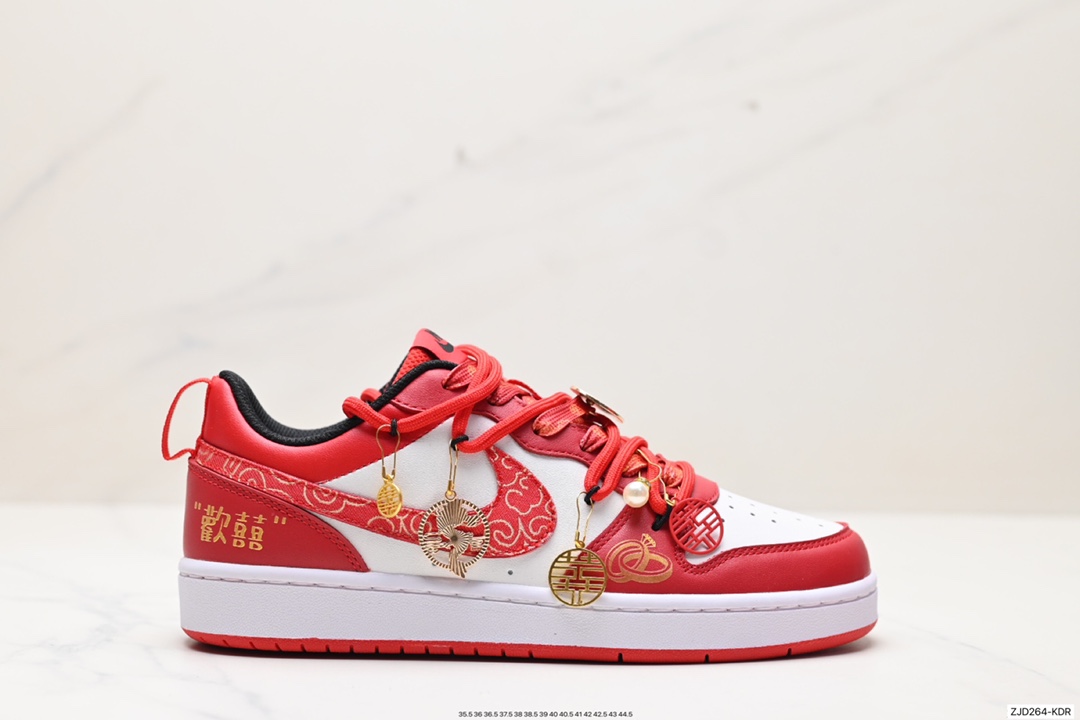 240 Nike Court Borough Low 2（GS）XS版  BQ5448-007