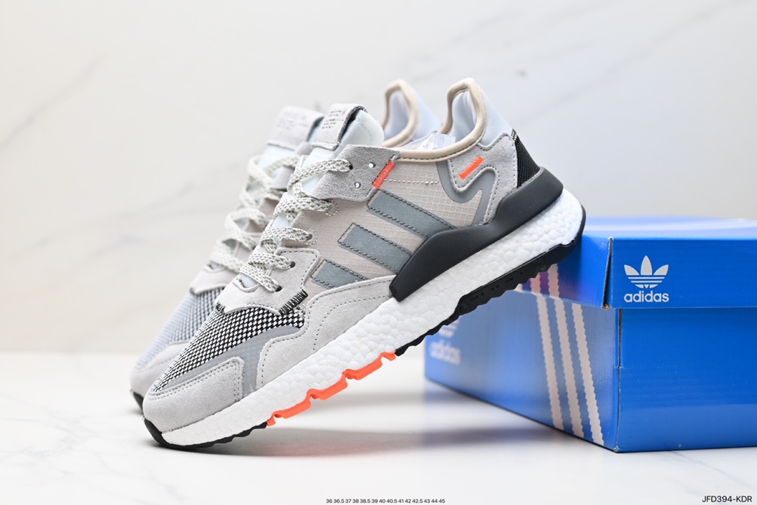 170 AD Nite Jogger 2019 Boost 三叶草 联名夜行者 CG5951 复古跑鞋