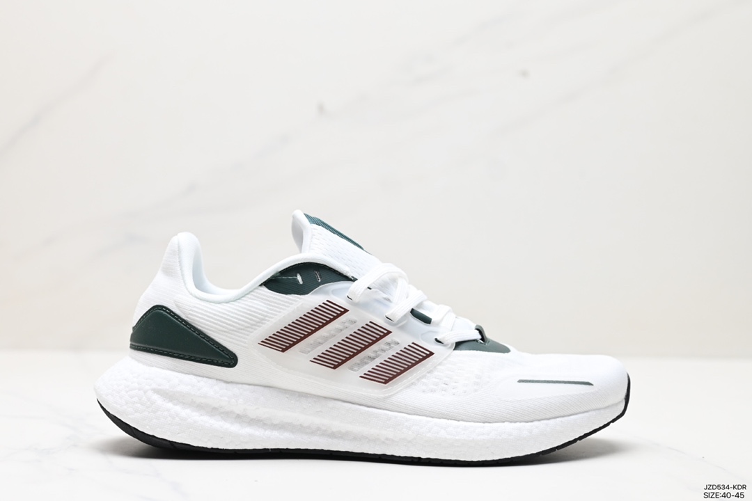 💰130
ID:xnm
公司级✅阿迪达斯Adidas PureBOOST 22爆米花缓震中底跑步鞋。鞋面以织编材质为基底，后及跟脚趾处融全入新设计，通过格网印刷支将撑材料于附鞋面上，既保证支了撑性，又赋予球出鞋众的透气性和炫外酷观 
货号：GY4706
尺码：40-45