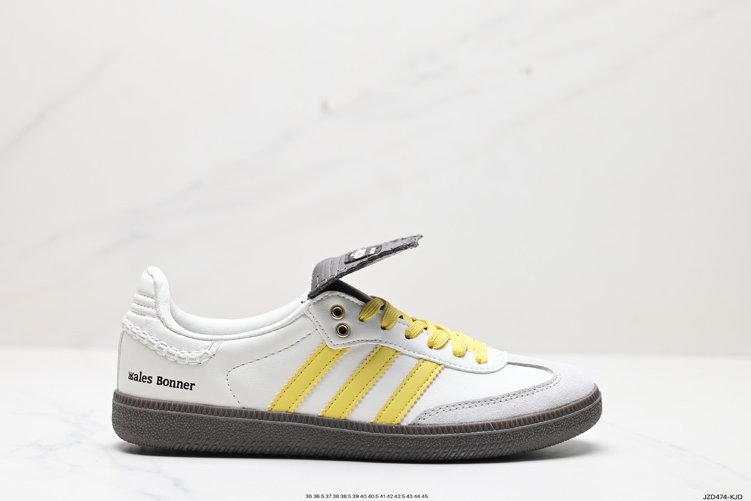 140 阿迪达斯AdidasOriginals Wb Pony Tonal Samba 桑巴舞板鞋 IE0578