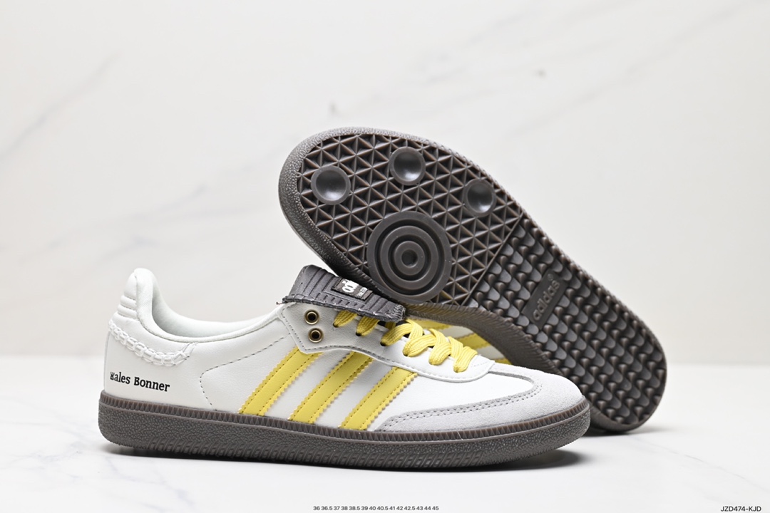 140 阿迪达斯AdidasOriginals Wb Pony Tonal Samba 桑巴舞板鞋 IE0578