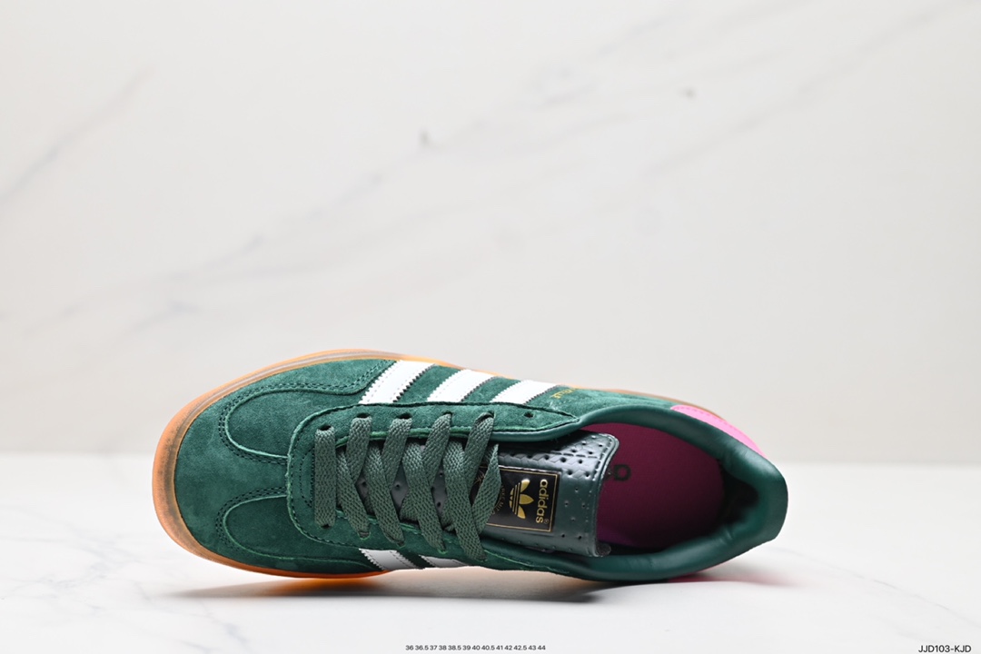 130 阿迪达斯Adidas Originals Gazelle Indoor 三叶草复古防滑耐磨低帮板鞋 IF1809