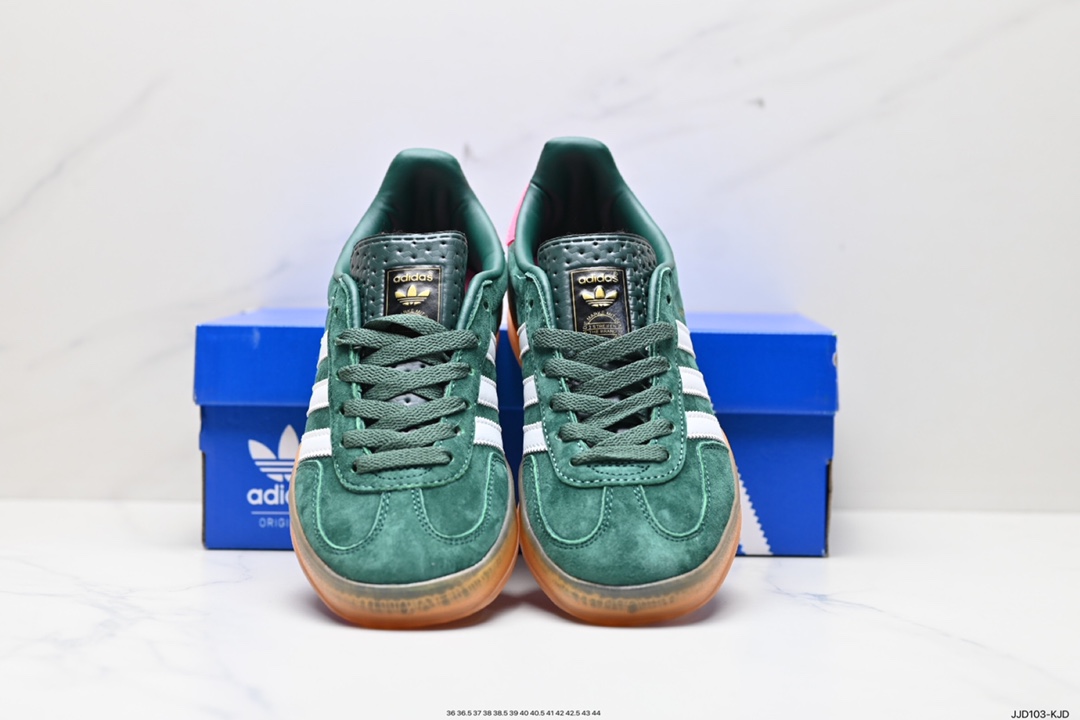 130 阿迪达斯Adidas Originals Gazelle Indoor 三叶草复古防滑耐磨低帮板鞋 IF1809