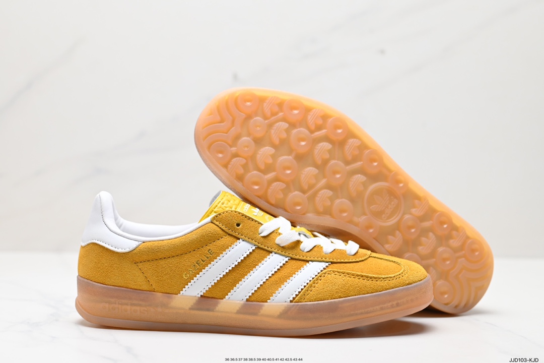 Adidas Originals Gazelle Indoor Trefoil Retro Anti-slip Wear-resistant Low-top Sneakers IF1809