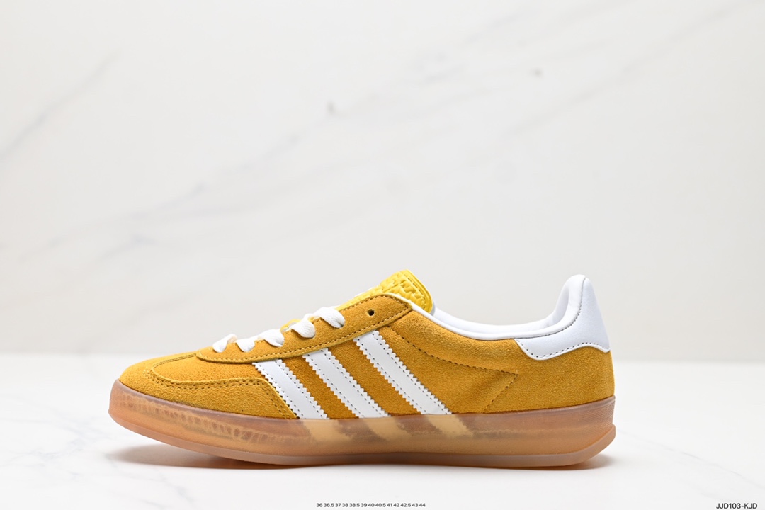 Adidas Originals Gazelle Indoor Trefoil Retro Anti-slip Wear-resistant Low-top Sneakers IF1809