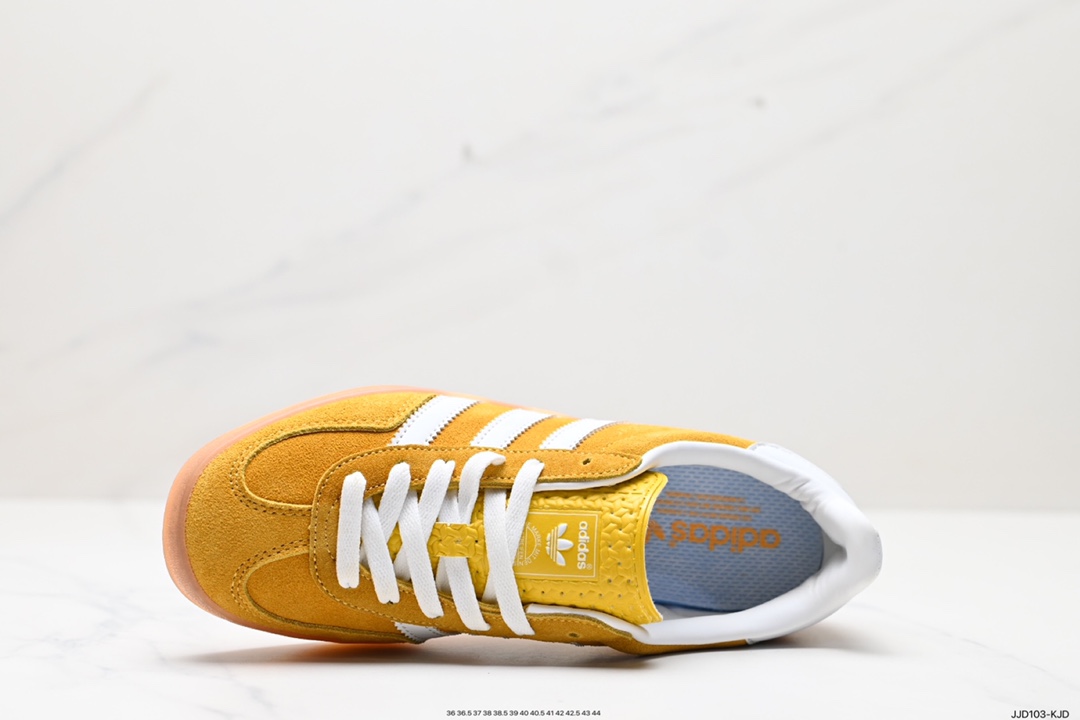 Adidas Originals Gazelle Indoor Trefoil Retro Anti-slip Wear-resistant Low-top Sneakers IF1809