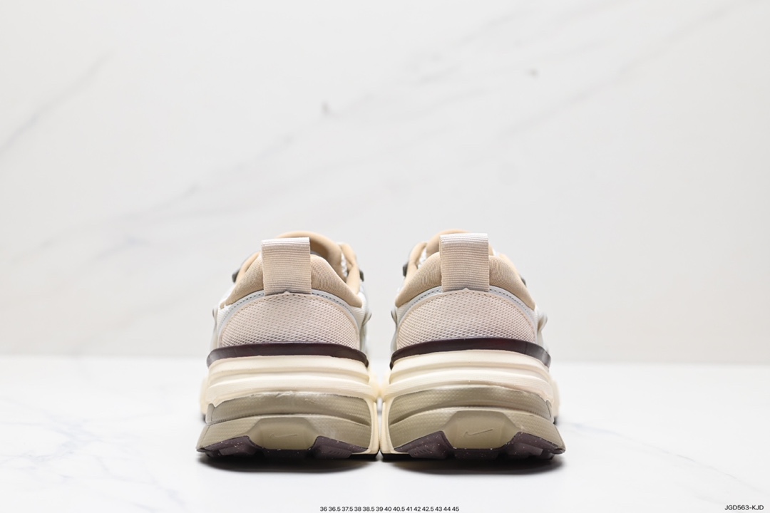 180 Nike Wmns V2K Runtekk Low"Sail Tan Brown"复古潮系列慢跑鞋“米灰奶茶棕”FD0736-103