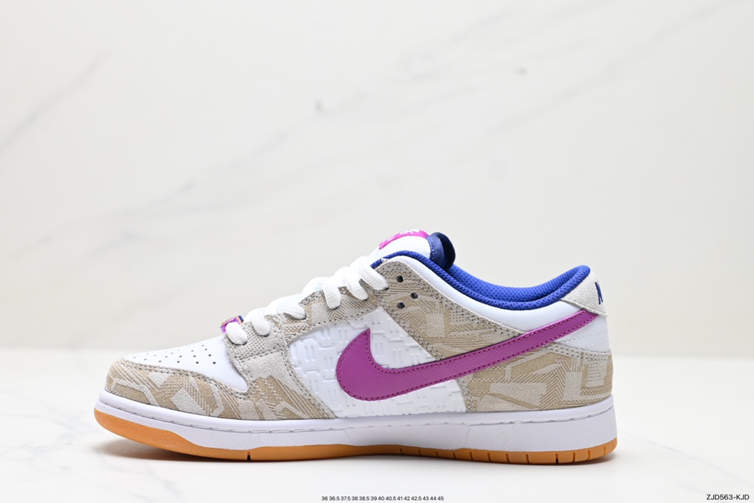 240 Rayssa Leal x Nike Dunk SB"Pure Platinum and Vivid Purple" 白紫联名 FZ5251-001