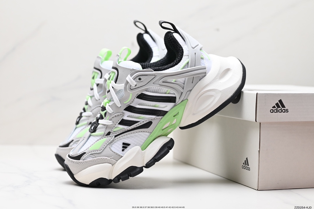 250 阿迪达斯Adidas XLG RUNNER DELUXE 系列低帮老爹风增高复古中性休闲运动慢跑鞋 IH7800