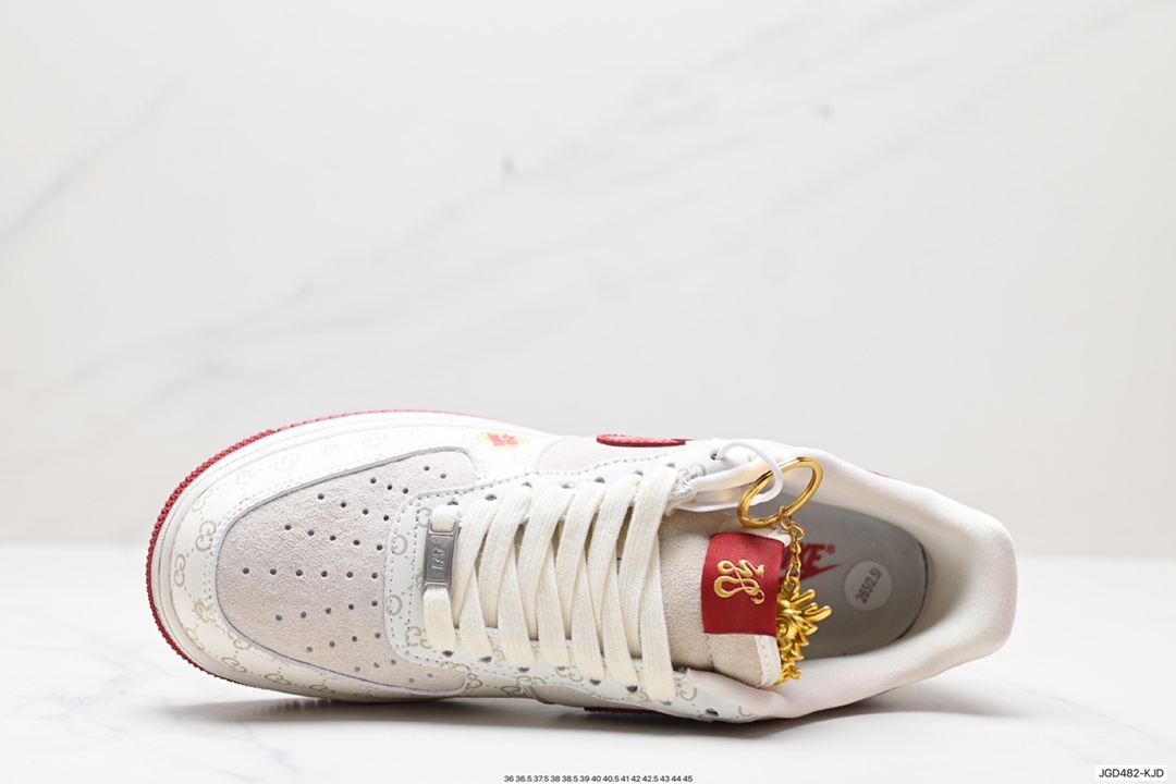 180 古驰Gucci x Nike Air Force 1’07 Low”Year of the Dragon“空军一号板鞋 LX1988-002