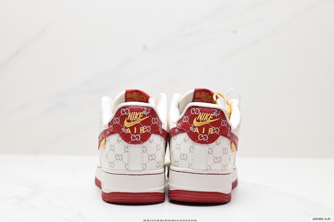 180 古驰Gucci x Nike Air Force 1’07 Low”Year of the Dragon“空军一号板鞋 LX1988-002