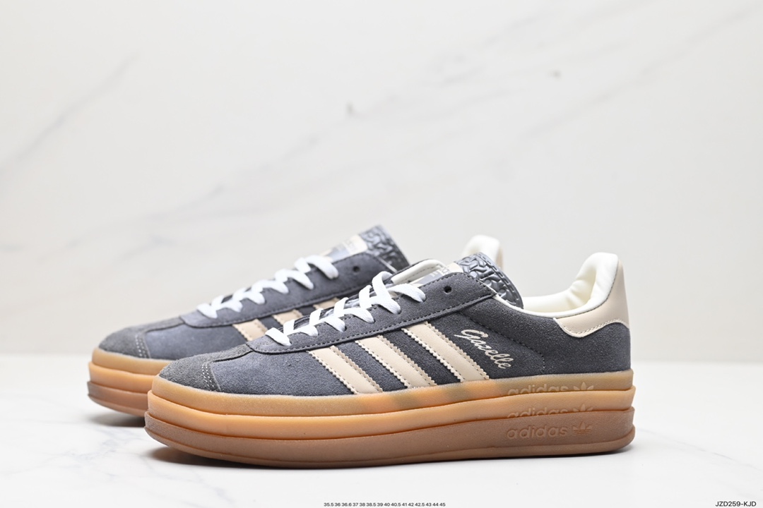 Adidas Gazelle Bold w low-top retro all-match casual sports shoes IE0428