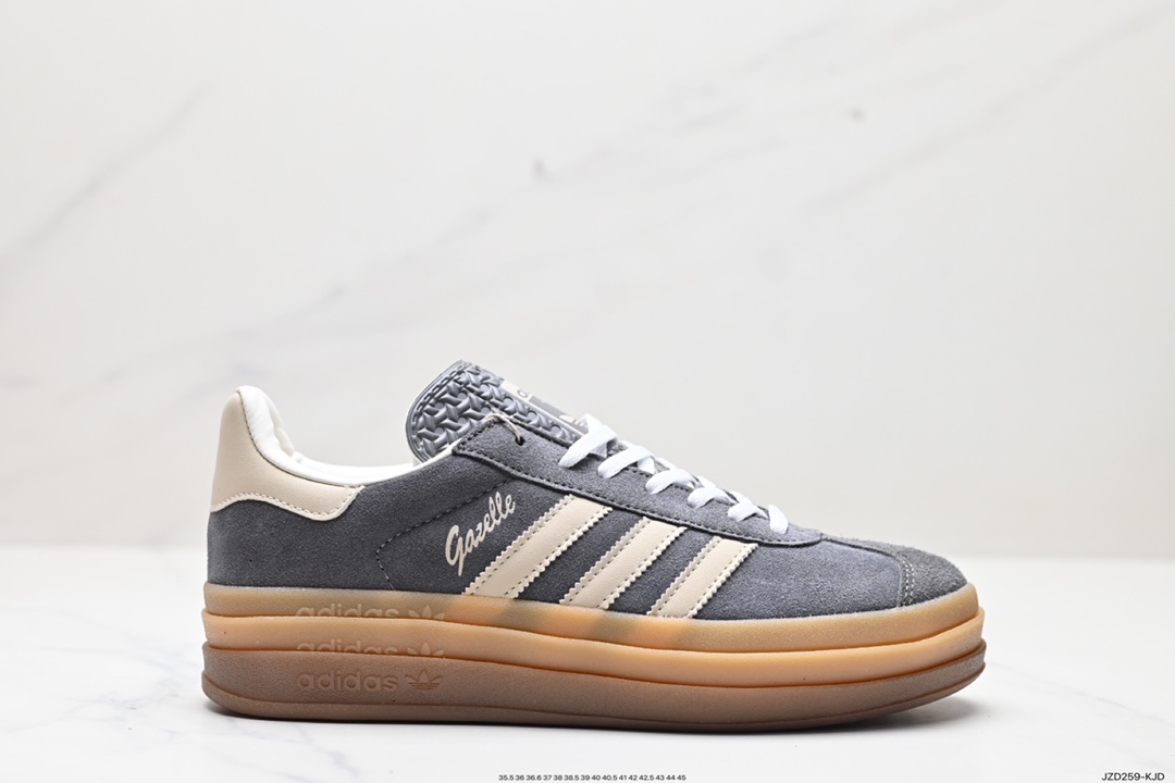 140 阿迪达斯Adidas Gazelle Bold w 低帮复古百搭休闲运动板鞋 IE0428