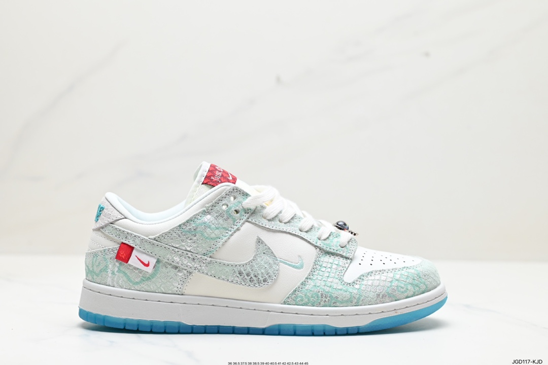 180 耐克Nike SB Dunk Low LX”Year of the Dragon“扣篮板鞋“龙年青绿米白蓝珠宝”FZ5065-111