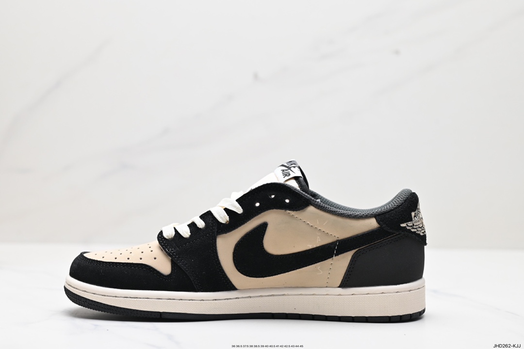 190 Fragment x Travis Scott x Air Jordan 1 Low 三方联名倒钩 DM7866-200