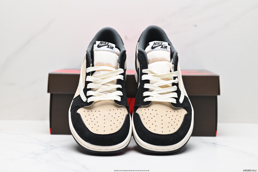 190 Fragment x Travis Scott x Air Jordan 1 Low 三方联名倒钩 DM7866-200