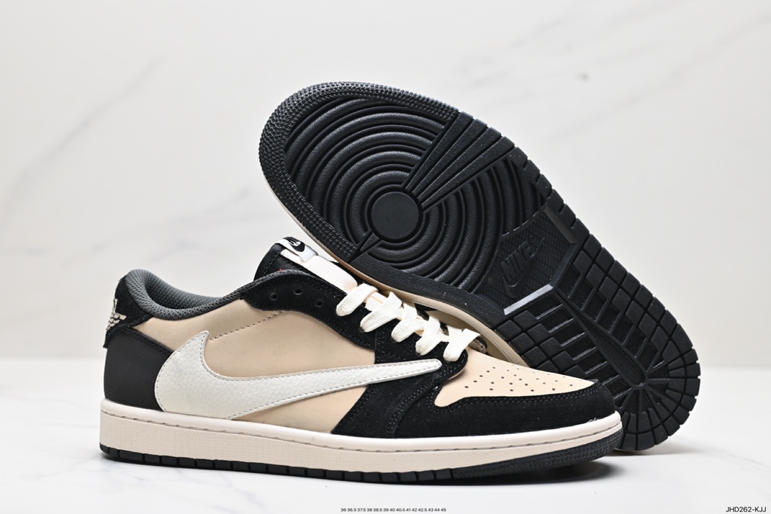 190 Fragment x Travis Scott x Air Jordan 1 Low 三方联名倒钩 DM7866-200