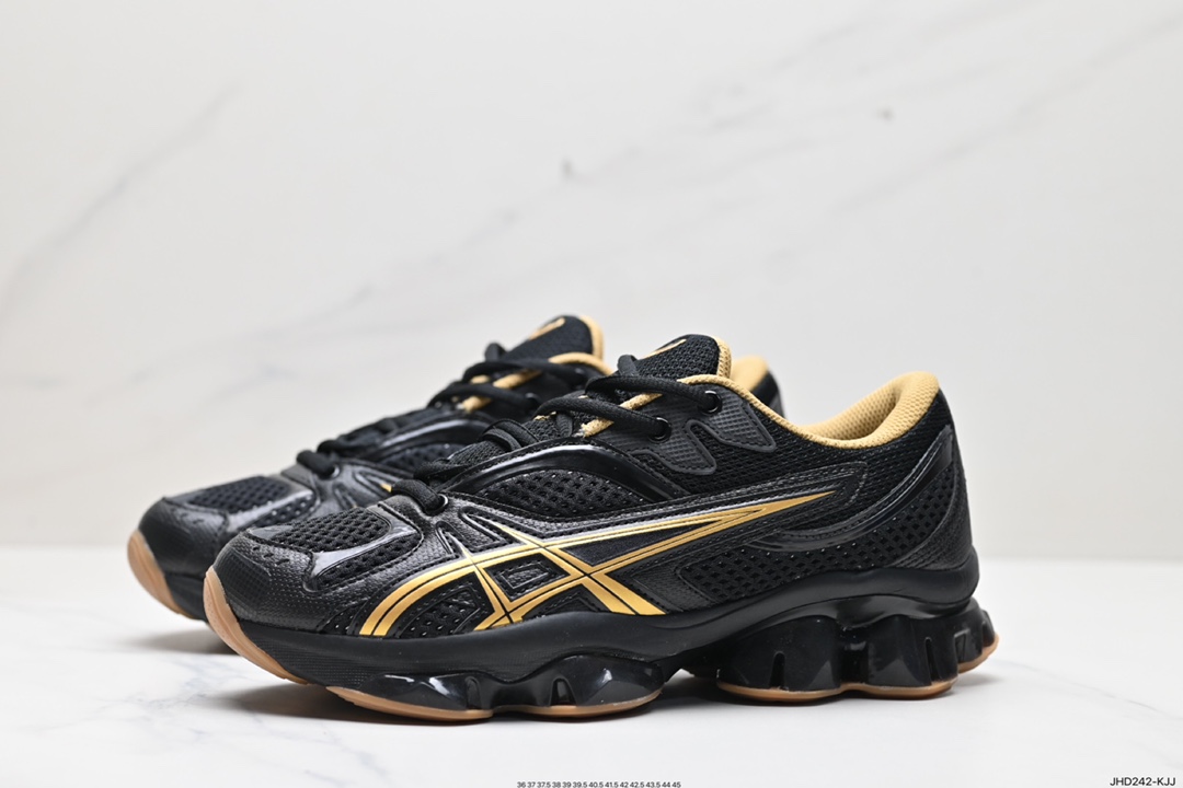 190 日本业专鞋跑品牌·士瑟亚/ASICS Gel-Quantum Kinetic”Carbon Pure Gold“跑鞋 1203A270-201