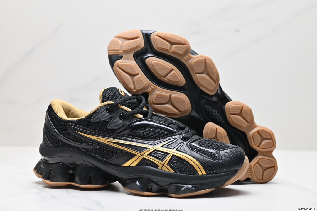 190 日本业专鞋跑品牌·士瑟亚/ASICS Gel-Quantum Kinetic”Carbon Pure Gold“跑鞋 1203A270-201