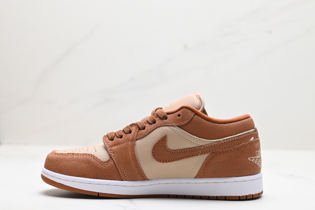 170 Nike Air Jordan 1 Low 白棕蓝 AJ1乔丹一代低帮经典复古文化休闲运动篮球鞋  FJ3453-200