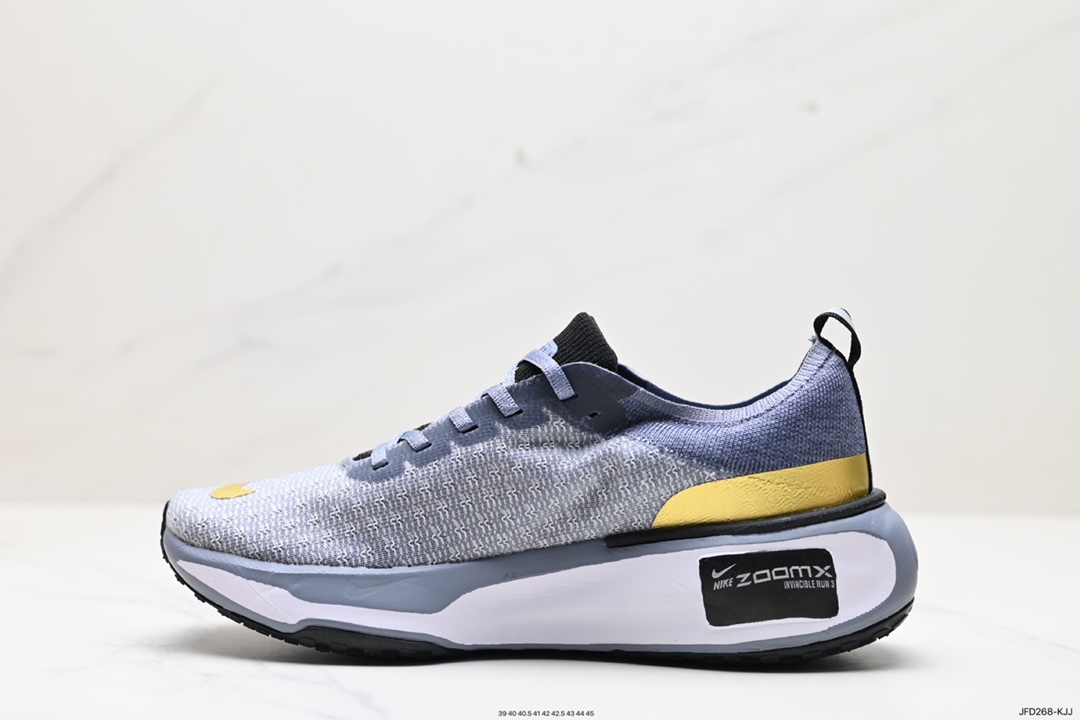 170 耐克NIKE ZOOMX INVINCIBLE RUN FK3 短跑马拉松系带系列轻量休闲运动慢跑鞋 DR2660-400