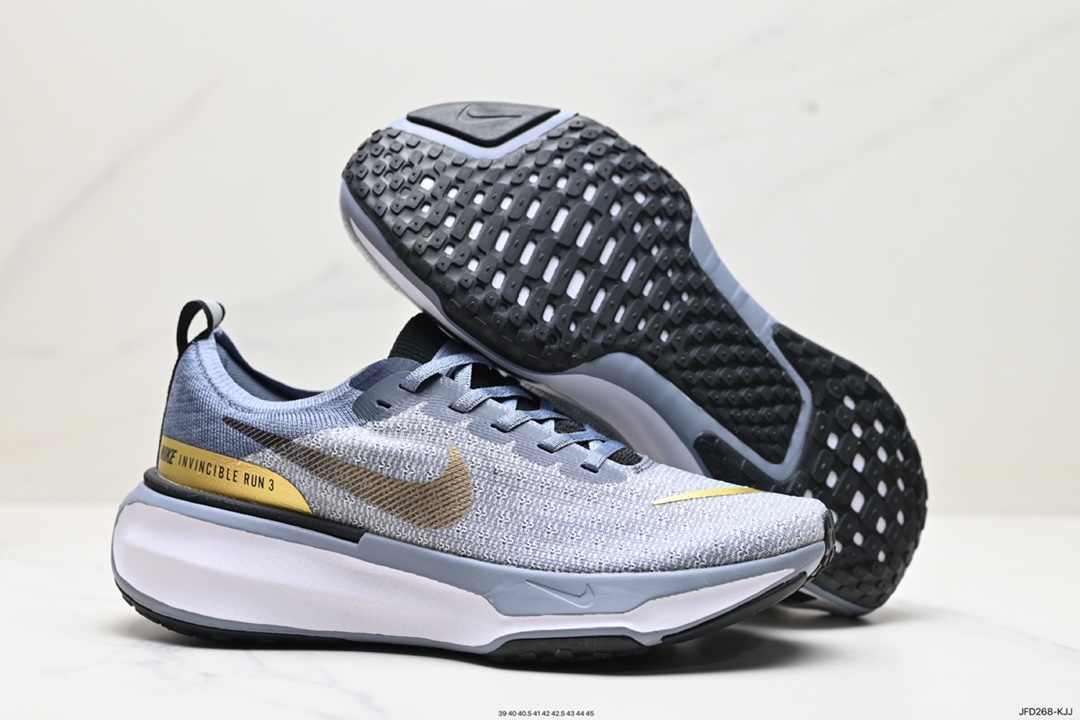 170 耐克NIKE ZOOMX INVINCIBLE RUN FK3 短跑马拉松系带系列轻量休闲运动慢跑鞋 DR2660-400