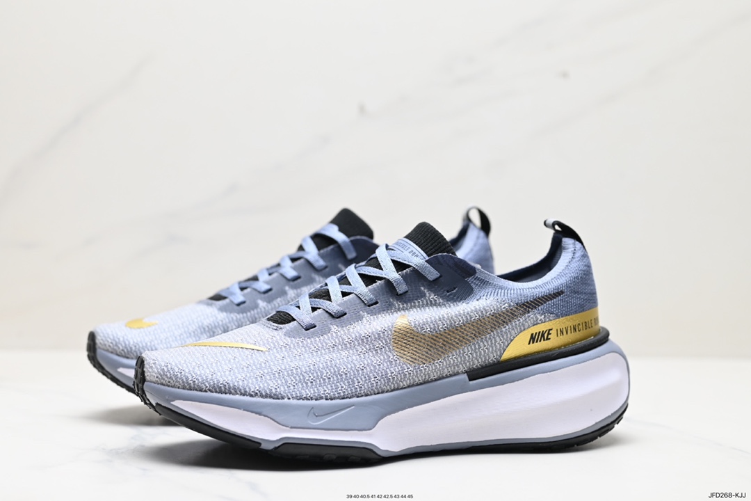 170 耐克NIKE ZOOMX INVINCIBLE RUN FK3 短跑马拉松系带系列轻量休闲运动慢跑鞋 DR2660-400