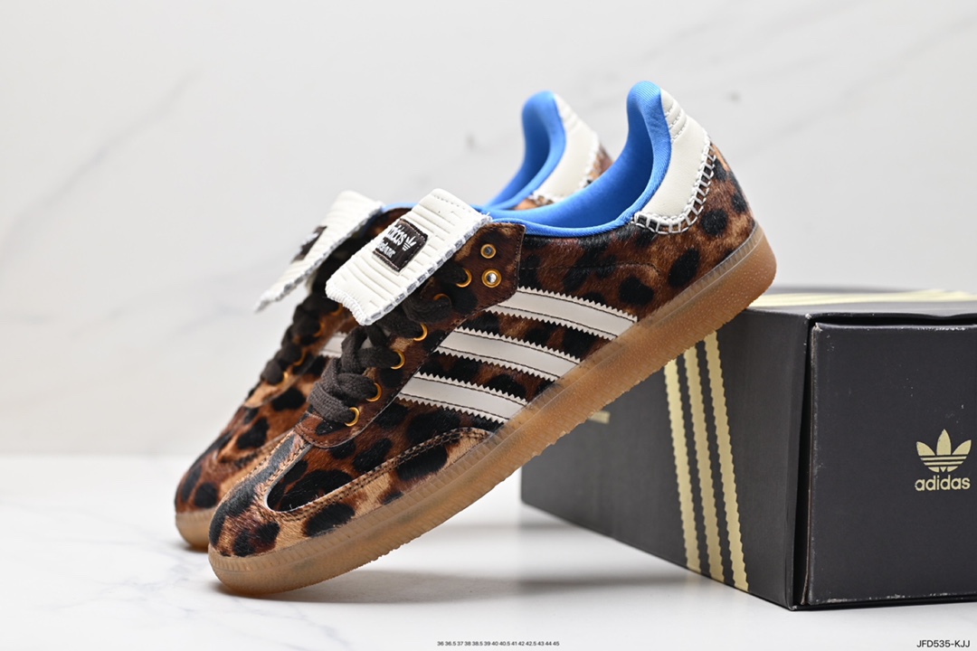 170 Adidas Originals Samba Classic”Black Pony“桑巴舞系列绅士德训足球百搭皮革板鞋 IE0578