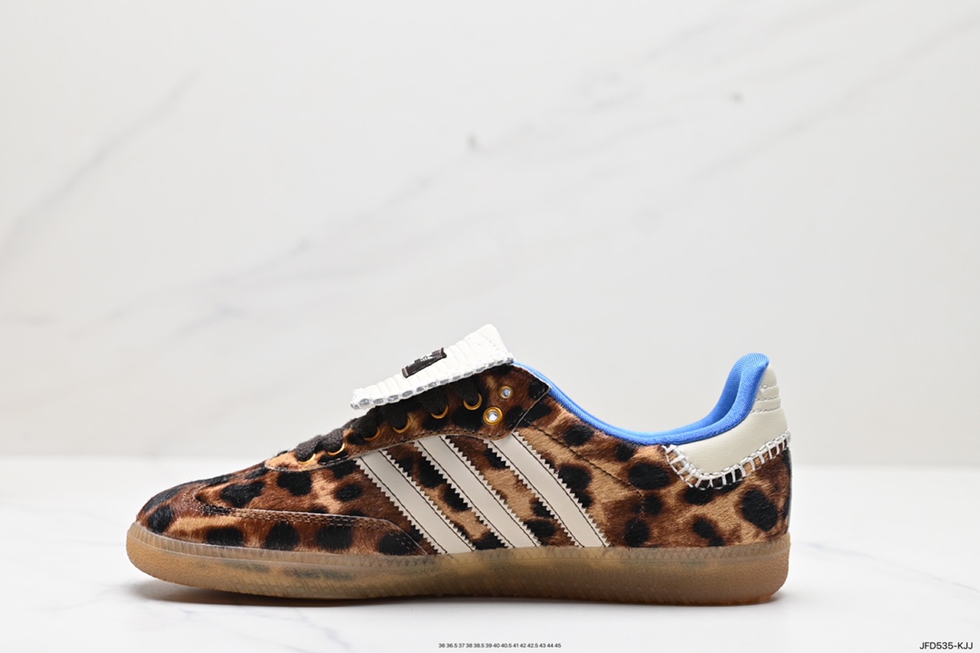 170 Adidas Originals Samba Classic”Black Pony“桑巴舞系列绅士德训足球百搭皮革板鞋 IE0578