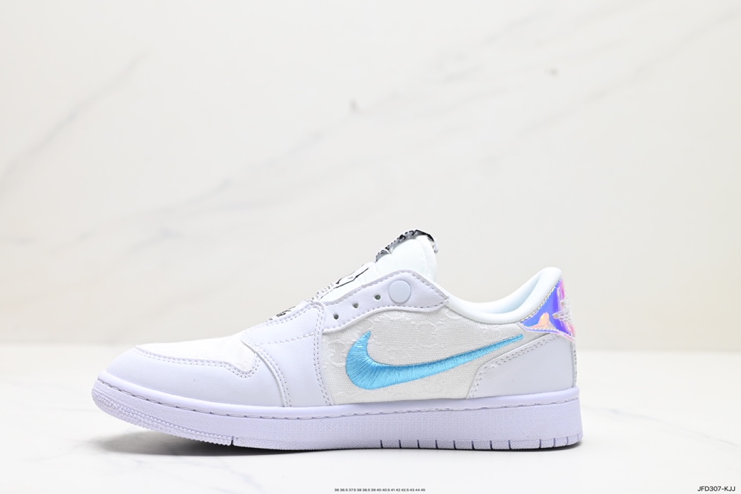 180 Air Jordan 1 Low Slip Shadow 全新配色 刺绣勾 解构风  AV3918-905