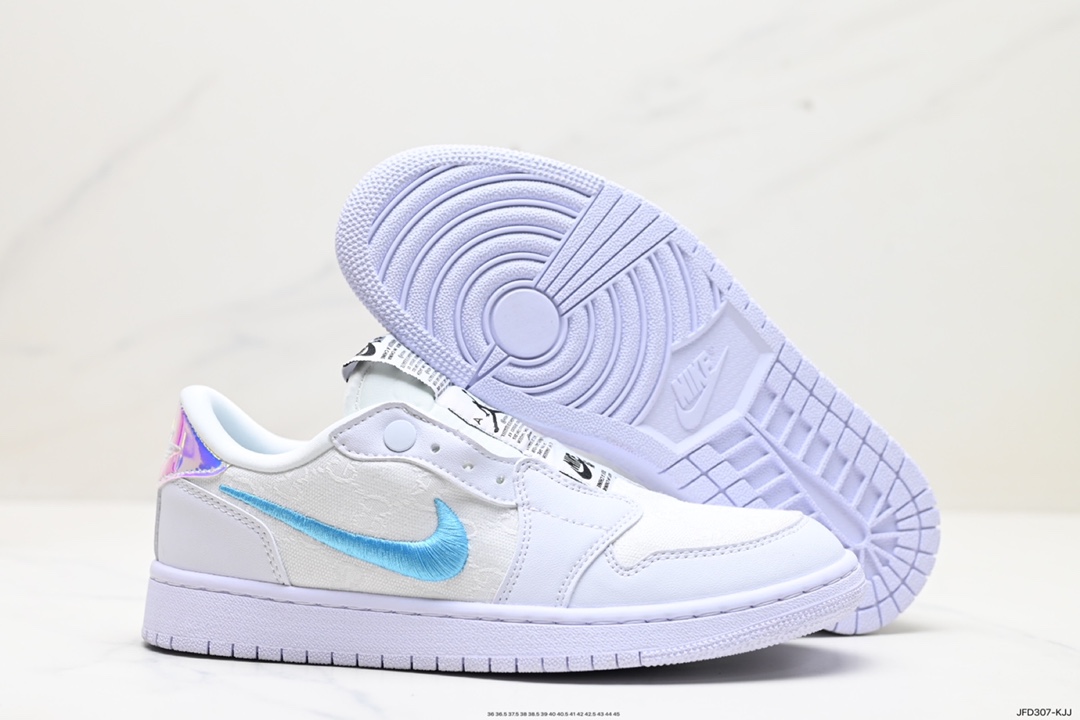 180 Air Jordan 1 Low Slip Shadow 全新配色 刺绣勾 解构风  AV3918-905