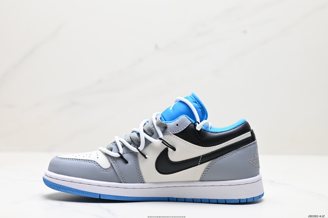 200 耐克Nike Air Jordan 1 Low SE”Phantom Denim Swoosh“AJ1乔丹一代篮球鞋 553558-174