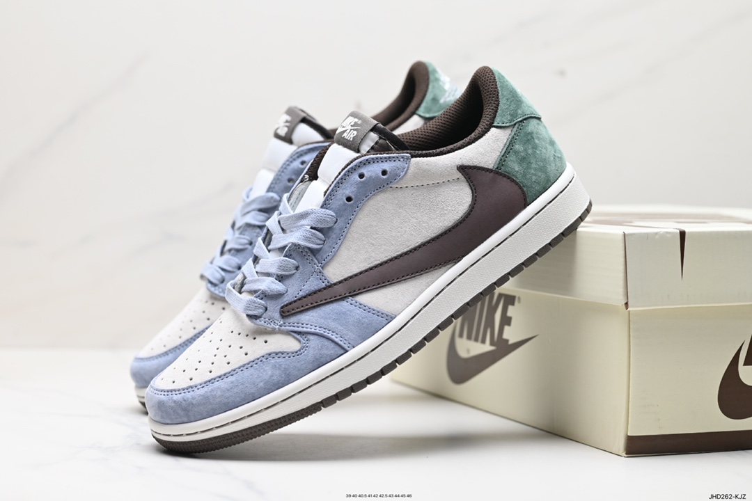 190 Fragment x TS x Air Jordan 1 Low 三方联名倒钩低帮 DM7866-820