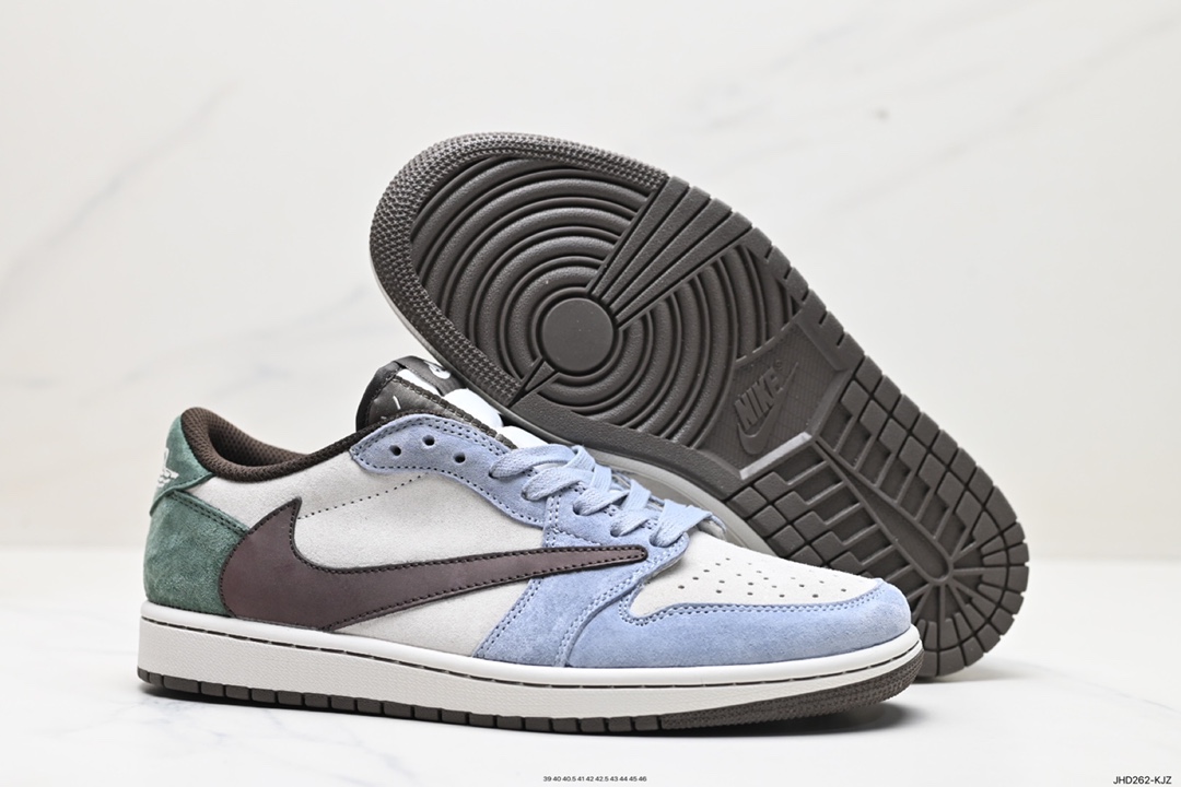 190 Fragment x TS x Air Jordan 1 Low 三方联名倒钩低帮 DM7866-820