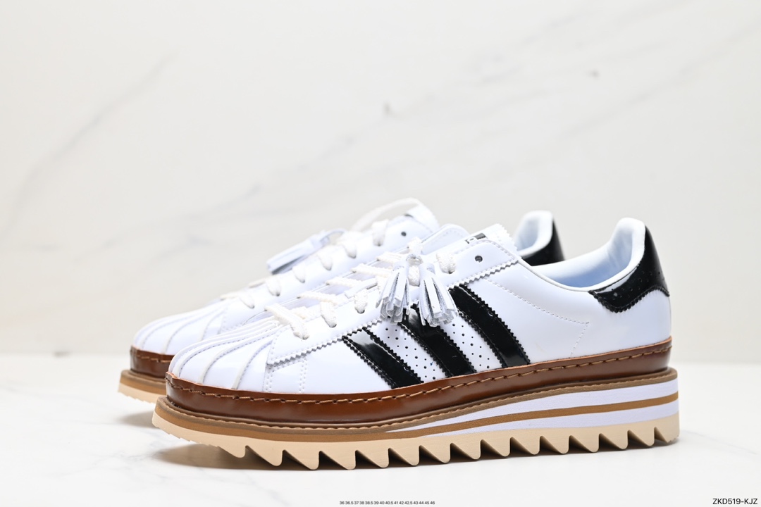 270 CLOT x adidas originals Superstar 白色此款将贝壳头 IH3132