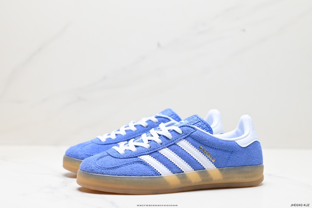 190 阿迪达斯Adidas Originals Gazelle Indoor 三叶草复古防滑耐磨低帮板鞋 HQ8717