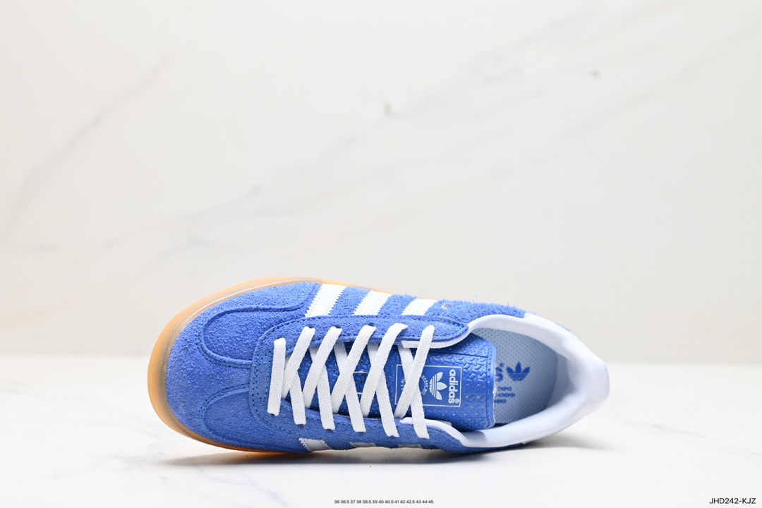 190 阿迪达斯Adidas Originals Gazelle Indoor 三叶草复古防滑耐磨低帮板鞋 HQ8717