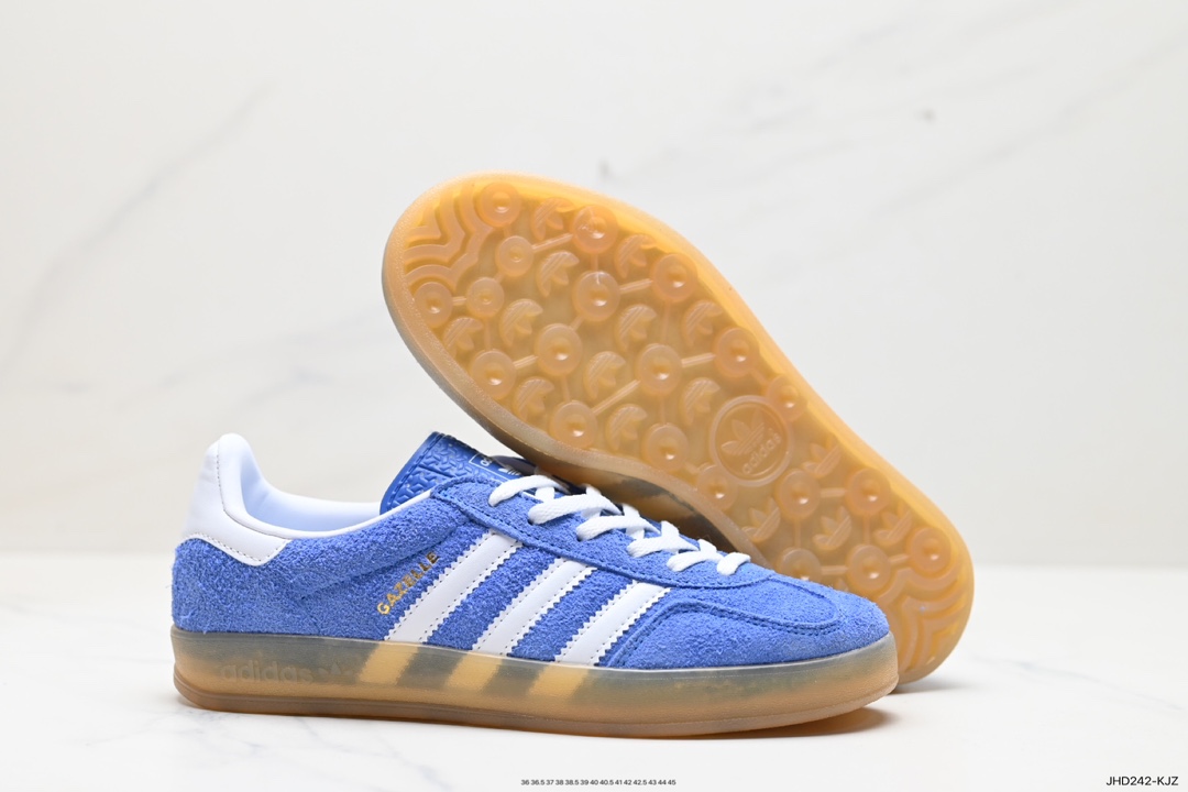 190 阿迪达斯Adidas Originals Gazelle Indoor 三叶草复古防滑耐磨低帮板鞋 HQ8717